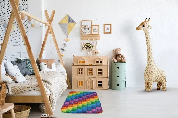 Kis szőnyeg Színes LEGO blokkok