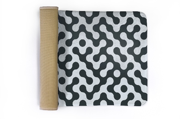 Kis szőnyeg Absztrakt minta pontokkal és vonalakkal
