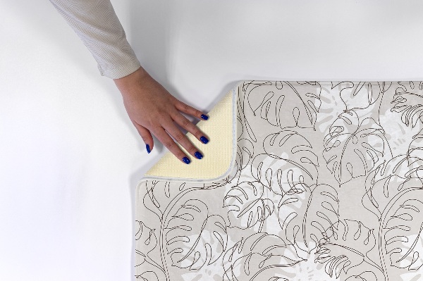 Kis szőnyeg Monstera levelek