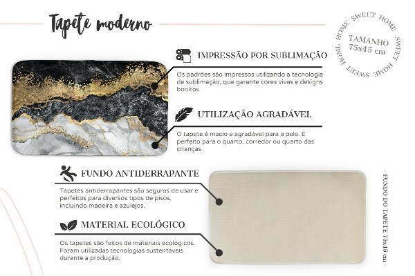 Szőnyeg Erdei állatok és növények