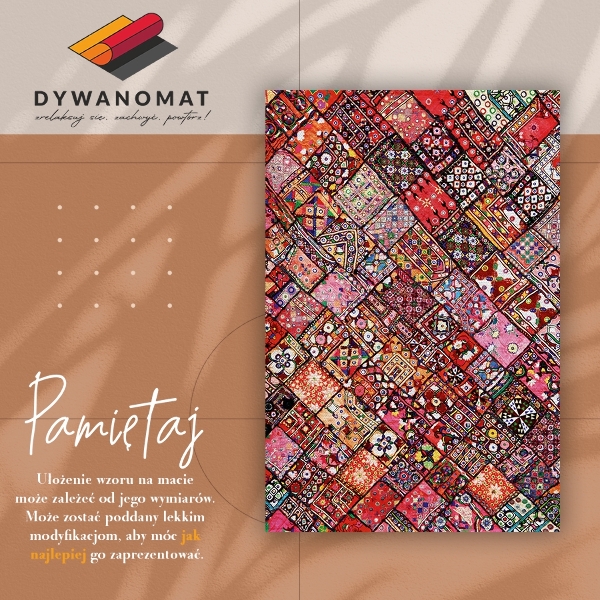 Mosható futószőnyeg Patchwork mozaik