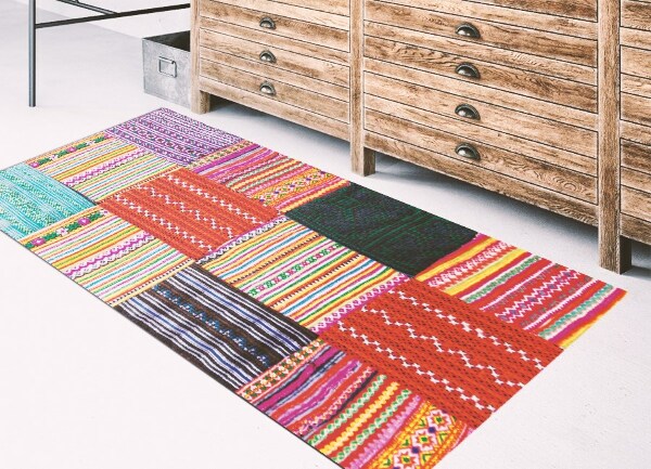 Mosható futószőnyeg Török patchwork