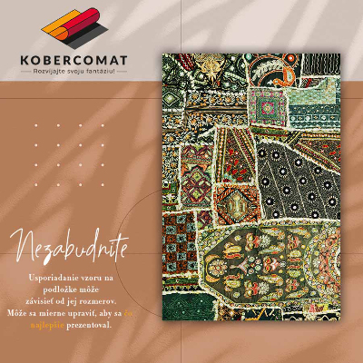 Mosható futószőnyeg Patchwork török ​​stílusban