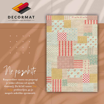 Vinil szőnyeg Patchwork