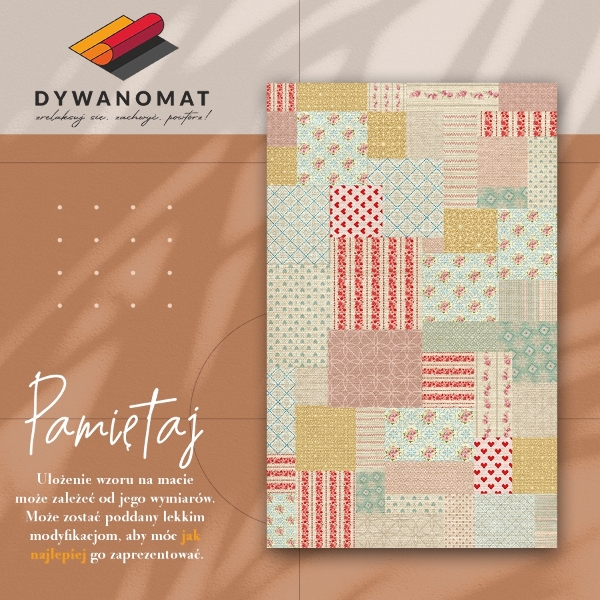 Vinil szőnyeg Patchwork