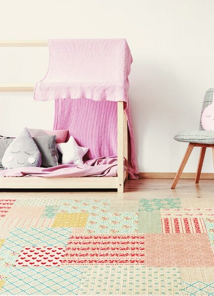 Vinil szőnyeg Patchwork