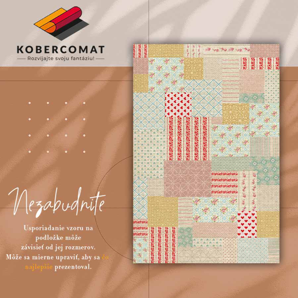 Vinil szőnyeg Patchwork
