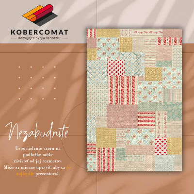 Vinil szőnyeg Patchwork