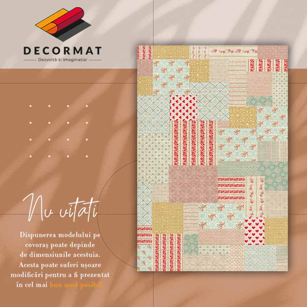 Vinil szőnyeg Patchwork