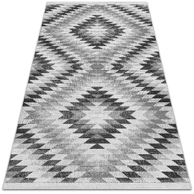 Vinil szőnyeg Szürke geometriai mintázat