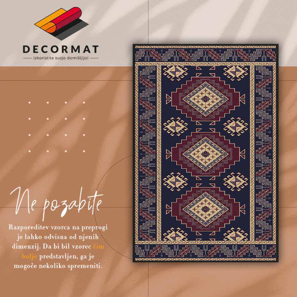 Mosható futószőnyeg Geometriai absztrakció