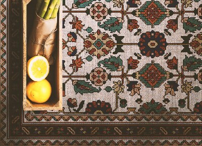Vinil szőnyeg Virágos mozaik