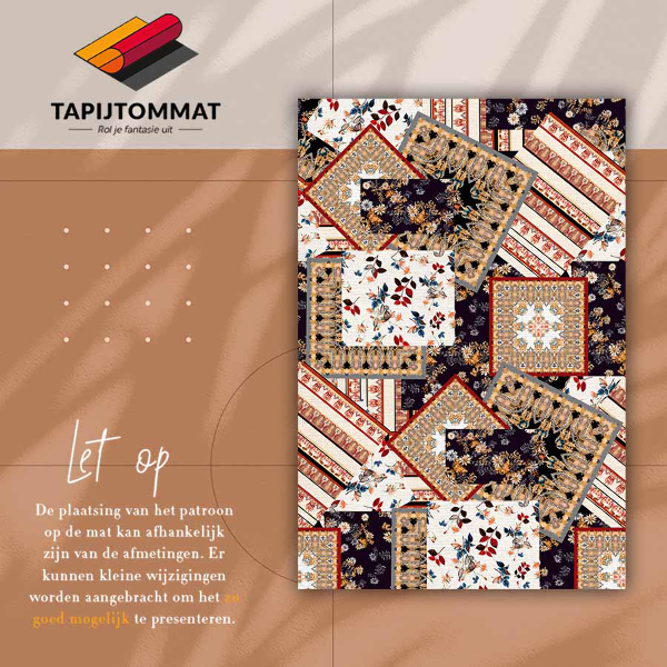 Mosható futószőnyeg Kaotikus patchwork