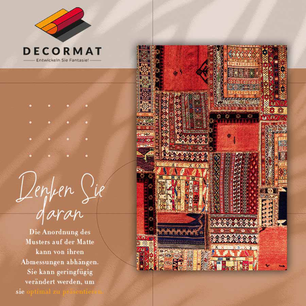 Mosható futószőnyeg Patchwork absztrakció