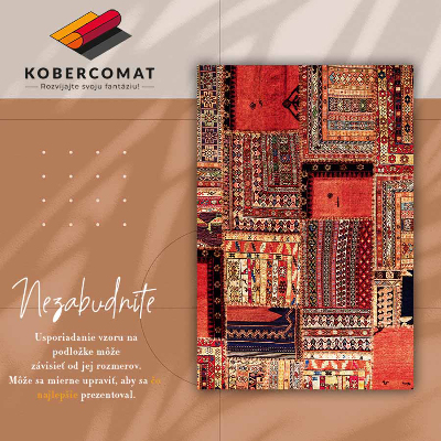 Mosható futószőnyeg Patchwork absztrakció