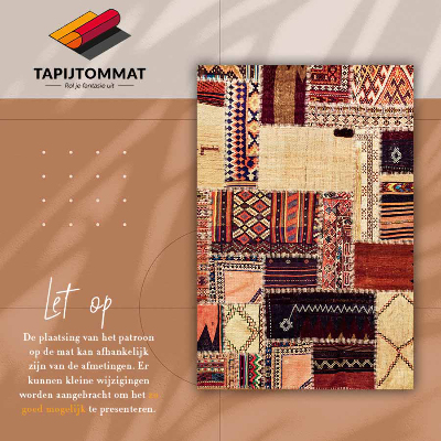 Mosható futószőnyeg Absztrakt patchwork