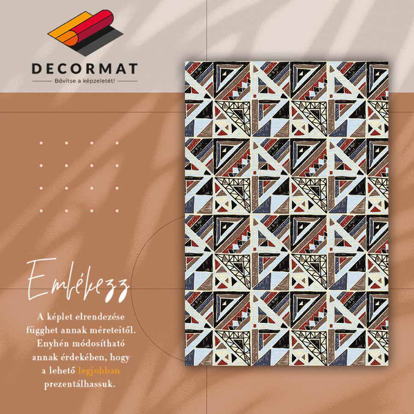 Mosható futószőnyeg Geometriai mozaik