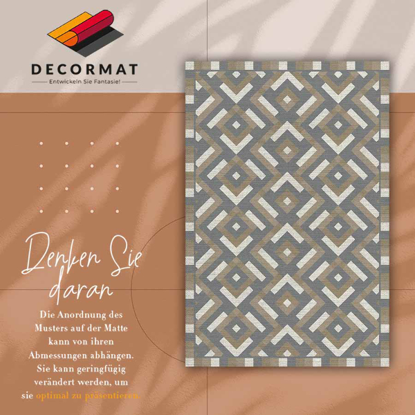 Műanyag szőnyeg Aztec geometria