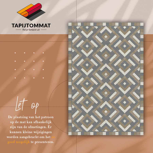 Műanyag szőnyeg Aztec geometria