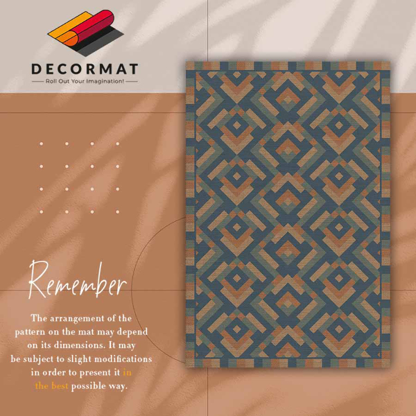 Műanyag szőnyeg Aztec geometria