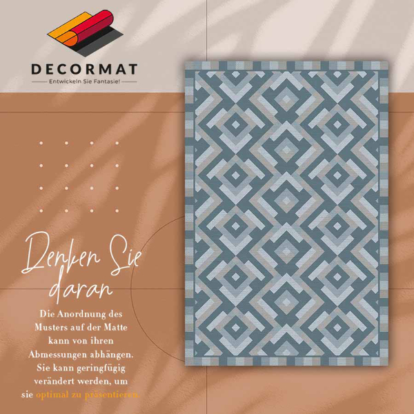 Műanyag szőnyeg Aztec geometria