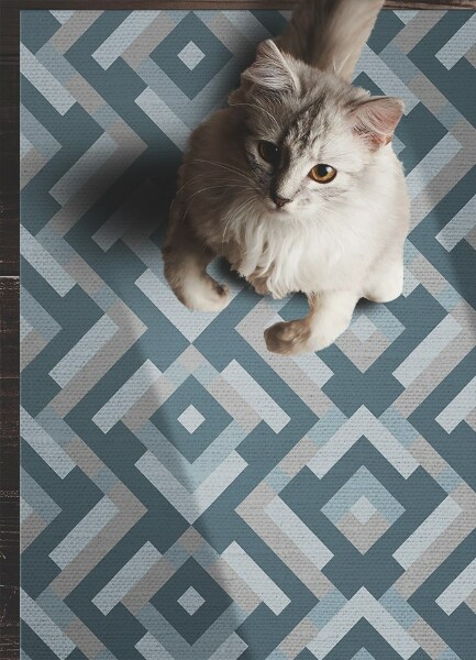 Műanyag szőnyeg Aztec geometria