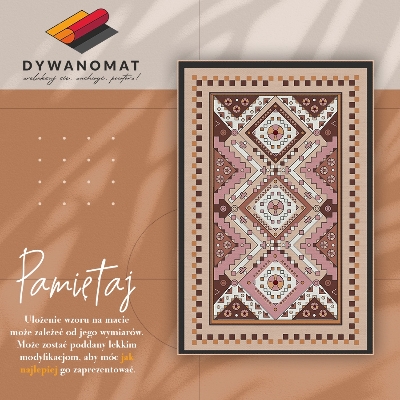 Műanyag szőnyeg Marokkói minták
