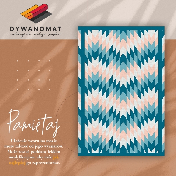 Műanyag szőnyeg Geometriai kecske