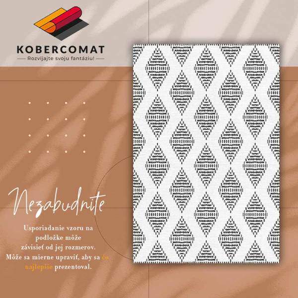 Műanyag szőnyeg Geometriai romák