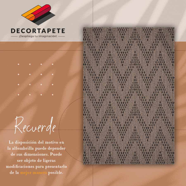 Műanyag szőnyeg Herringbone zigzag