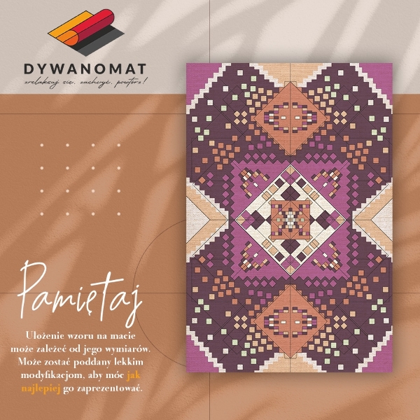 Műanyag szőnyeg Geometriai romák