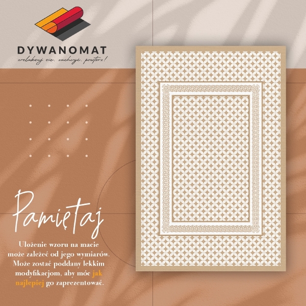 Műanyag szőnyeg Geometriai fonat