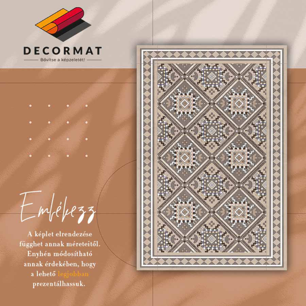 Műanyag szőnyeg Arab geometria