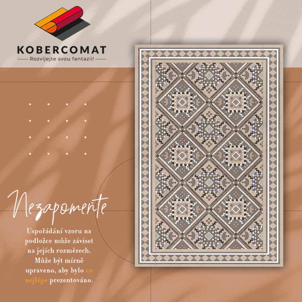 Műanyag szőnyeg Arab geometria
