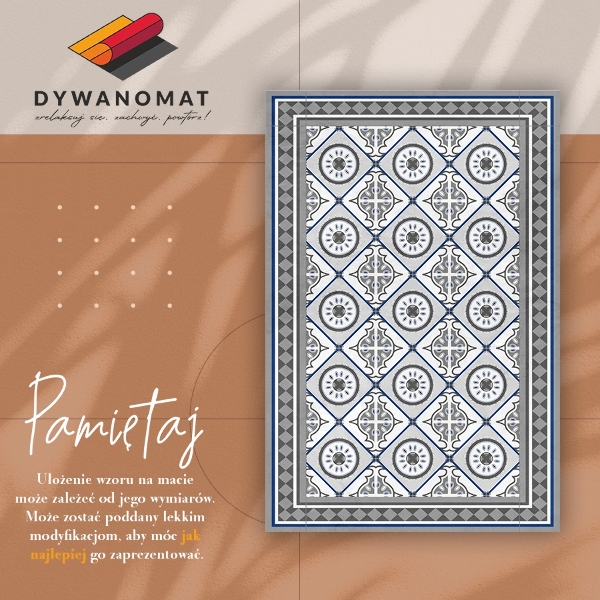 Műanyag szőnyeg Geometriai romák