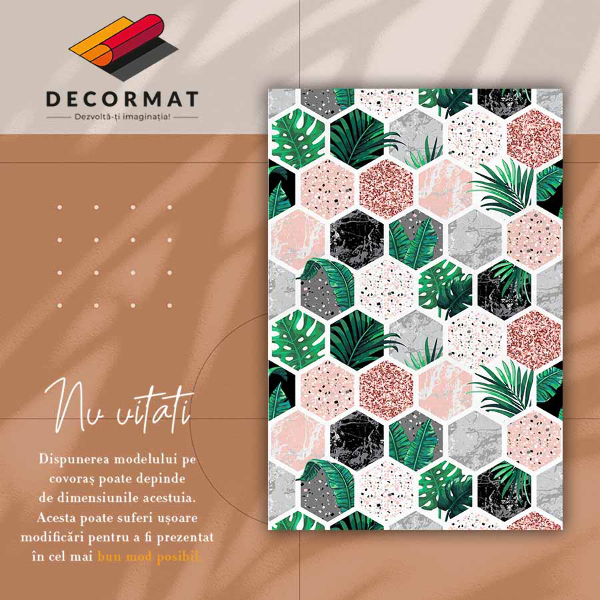 Pvc szőnyeg Trópusi hexagonok