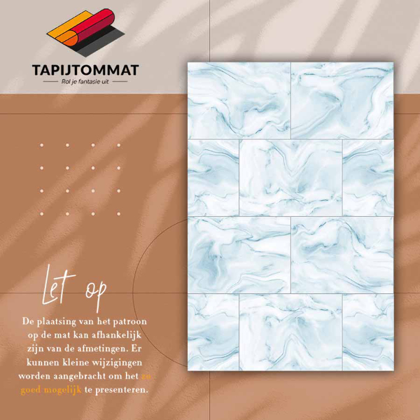 Pvc szőnyeg Marble csempe