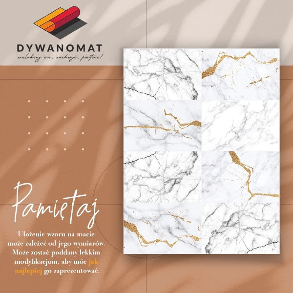Pvc szőnyeg Marble csempe