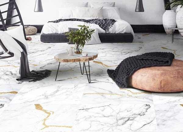 Pvc szőnyeg Marble csempe