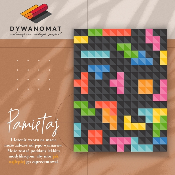 Pvc szőnyeg Tetris kockák
