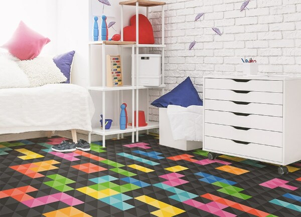 Pvc szőnyeg Tetris kockák