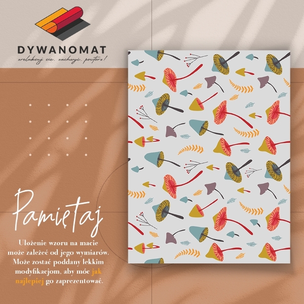 Pvc szőnyeg Erdei gombák