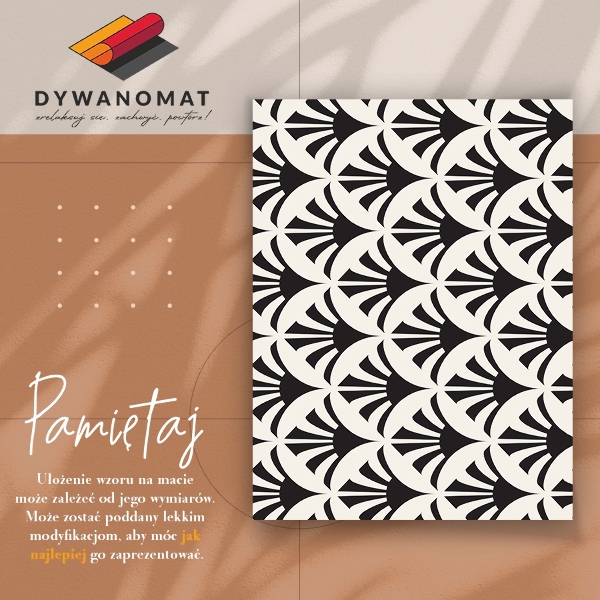 Pvc szőnyeg Geometriai levelek