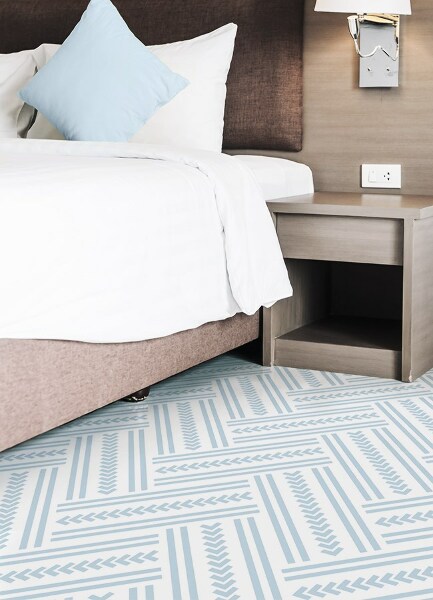 Mosható futószőnyeg Herringbone zigzag