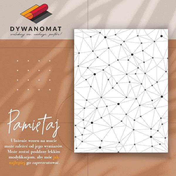 Mosható futószőnyeg Geometriai rács