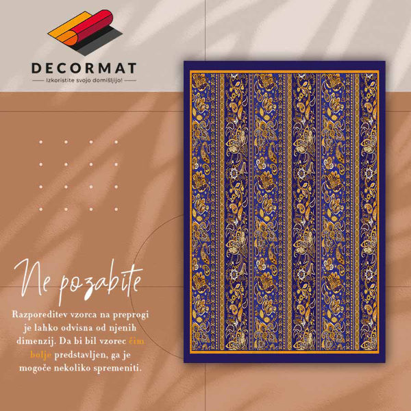Mosható futószőnyeg Vintage Paisley