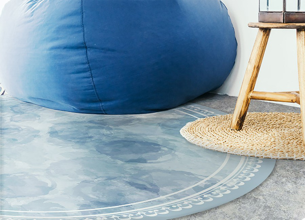 Tapis vinyle rond Taches à l'aquarelle