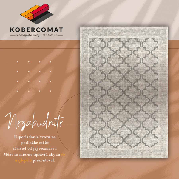 Mosható futószőnyeg Marokkói design