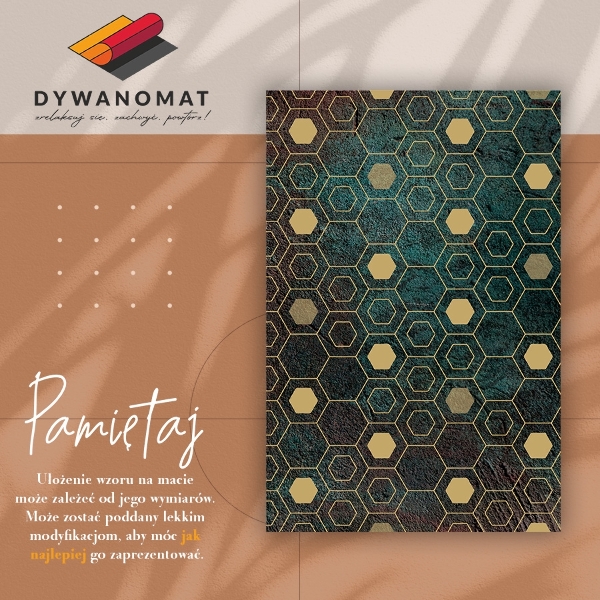 Mosható futószőnyeg Hexagonális mintázat