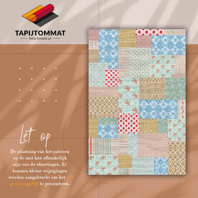 Vinil szőnyeg Patchwork különböző darabok